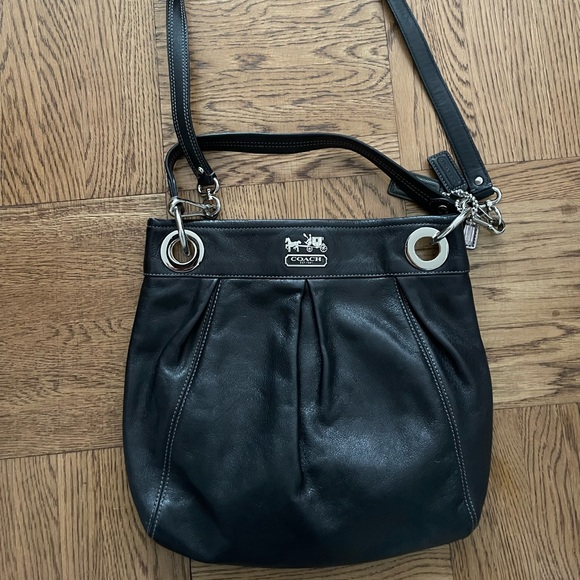 Coach Black Leather Crossbody Bag - Picture 1 of 3